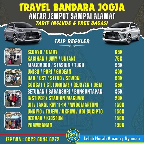 Mobil Travel Bandara Jogja